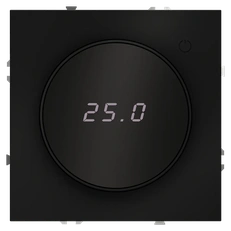 Изображение Терморегулятор электронный VOLTUM S70 с индикацией и датчиком, для теплого пола, (черный матовый)