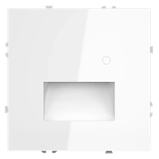 Изображение Подсветка светодиодная встраиваемая VOLTUM S70 с датчиком, (белый глянцевый)