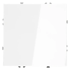 Изображение Выключатель с самовозвратом встраиваемый VOLTUM S70 одноклавишный 10А, (белый глянцевый)