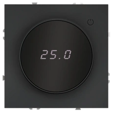 Изображение Терморегулятор электронный VOLTUM S70 с индикацией и датчиком, для теплого пола, (графит)